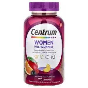 Centrum Women Multigummies - Assorted Natural Fruit Flavors 170 gummy
